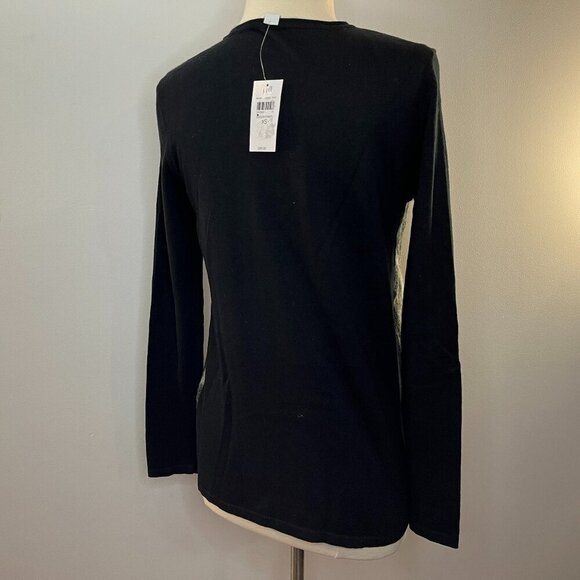 J. JILL Women's Dark Grey Blend L/S Sweater - Size XS - NWT $89 - Picture 3 of 3
